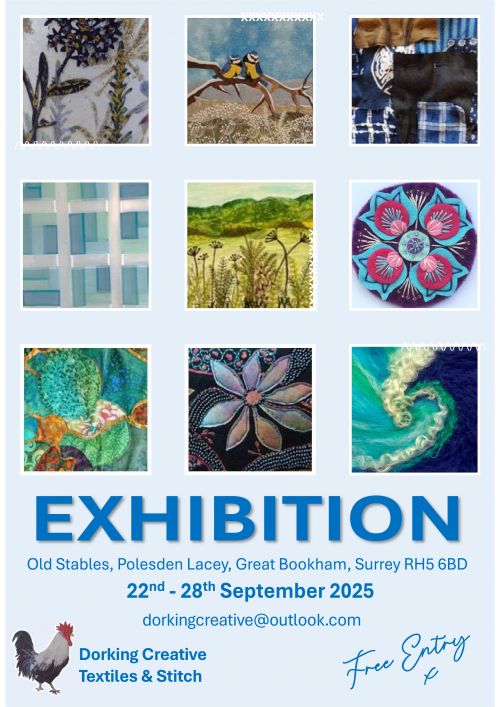 Dorking Stitchers poster 